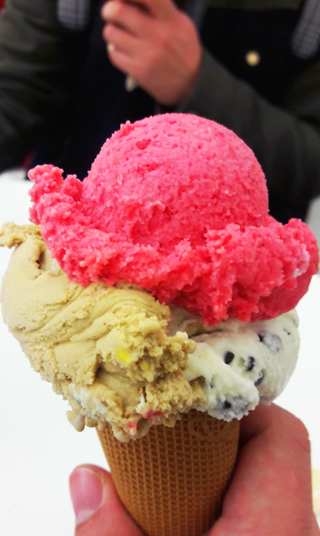 포르투갈 리스본 라즈베리 투룬 마라분타 젤라또