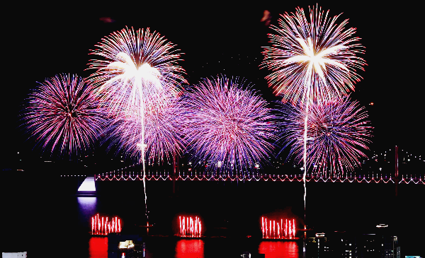 부산 광안리 불꽃축제 불꽃명당