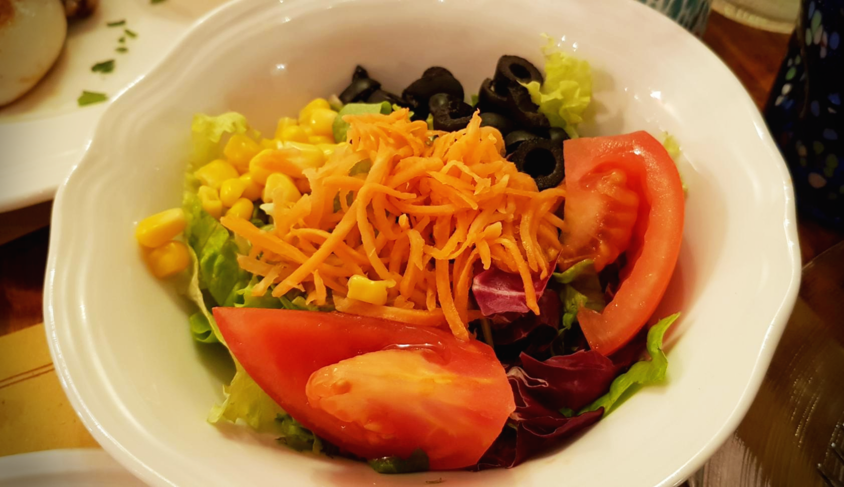 베네치아 맛집 Agli Artisti 샐러드