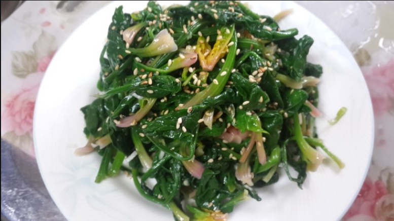 백종원 시금치무침 만드는 법