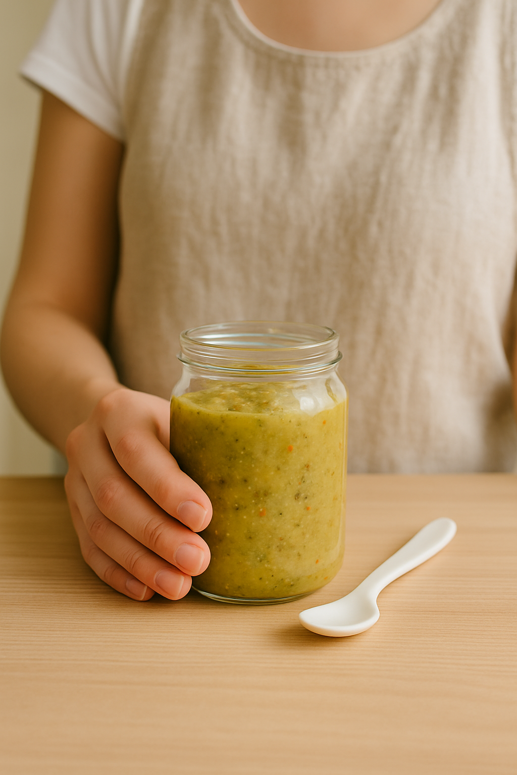 유리병에 담긴 이유식