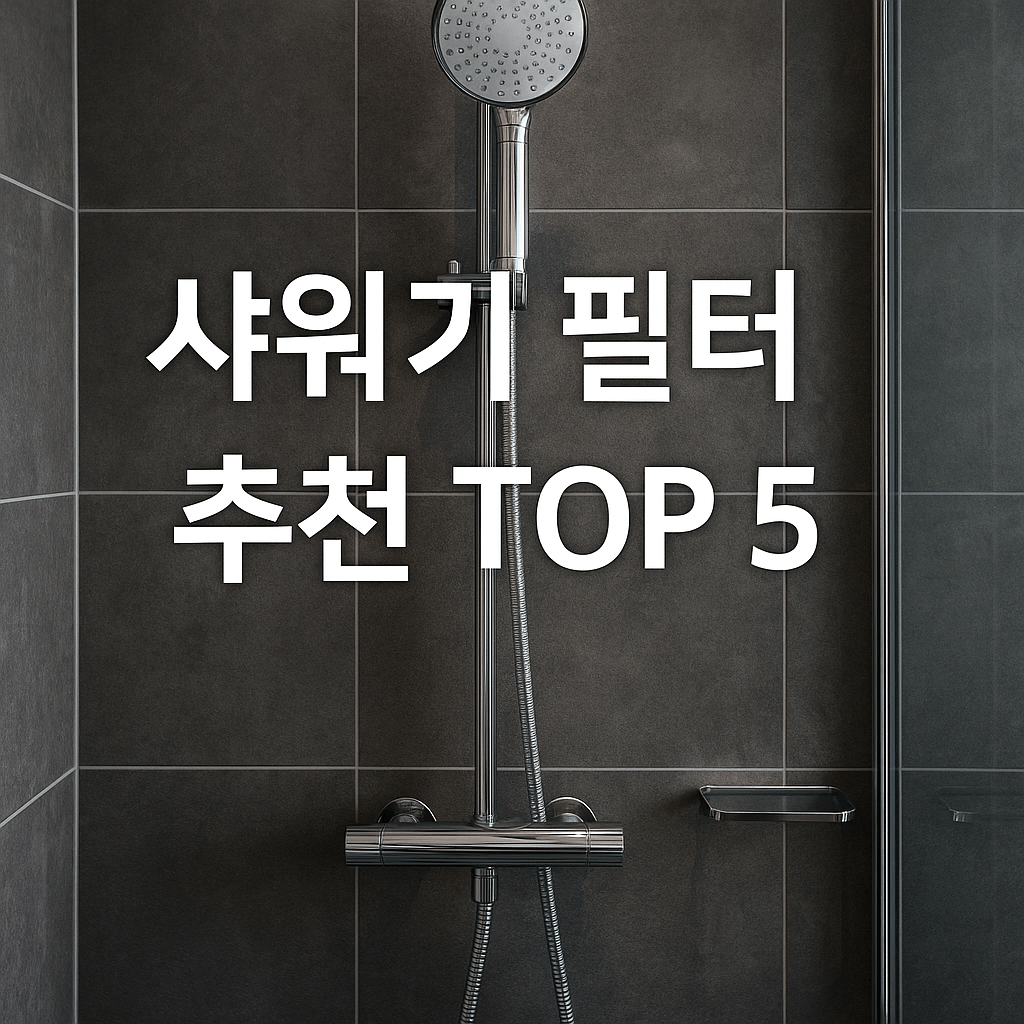 샤워기 필터 추천 TOP 5 ❘ 피부 트러블·염소 제거 효과 좋은 제품은?