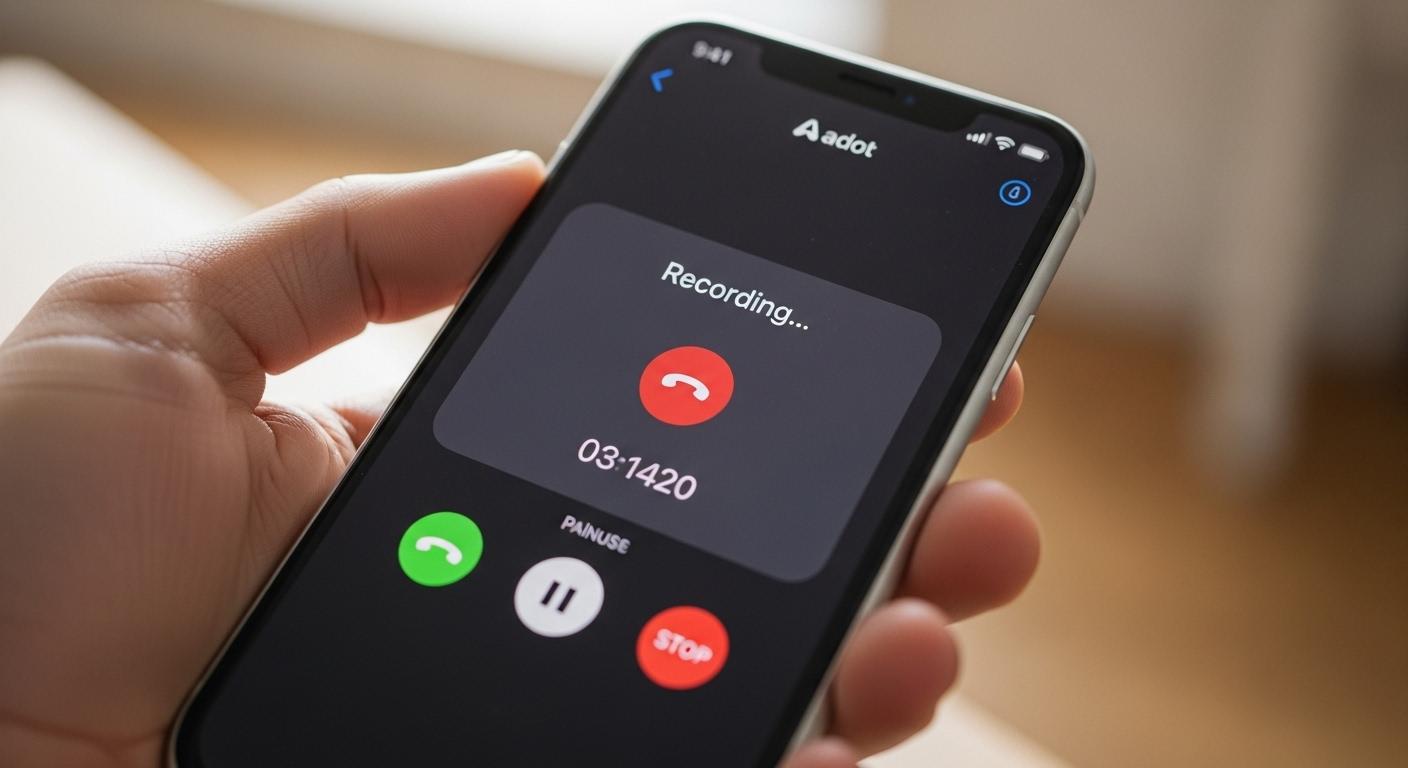 아이폰 통화녹음 고지 에이닷