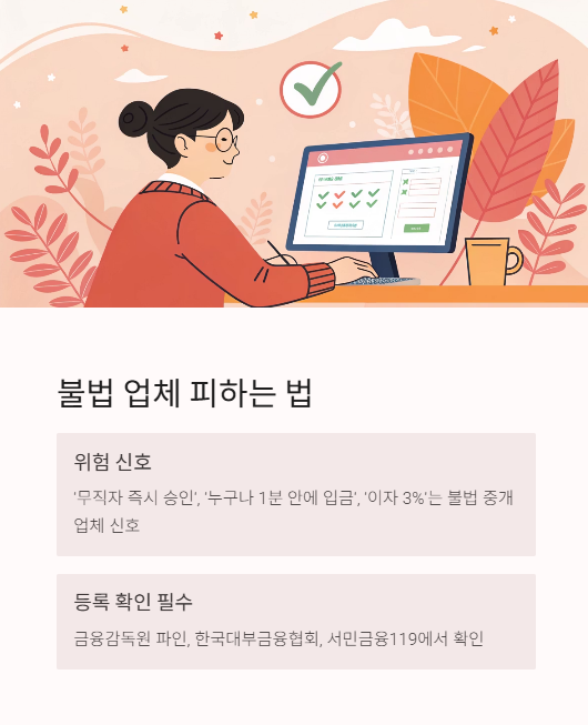 불법 업체 피하는 법