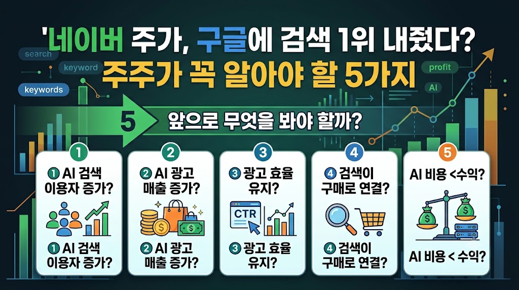네이버 주가, 주주가 꼭 알아야 할 5가지