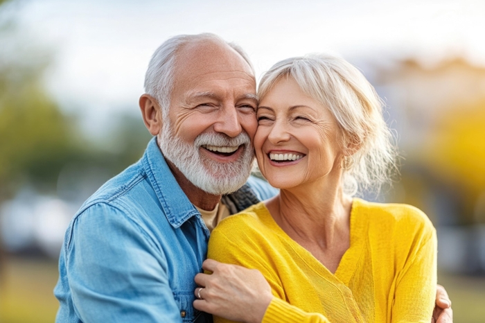 행복한 노인부부 관련 사진