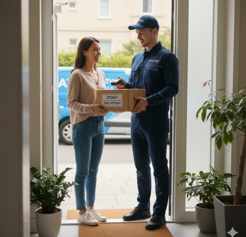 믿고 쓰는 애터미, 불만족시 100% 무료반품, 절대품질, 절대가겨