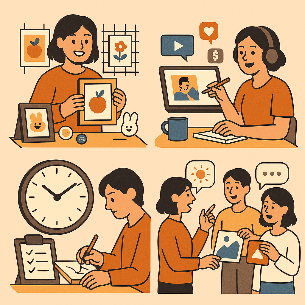 프리랜서 예술가 생계 노하우