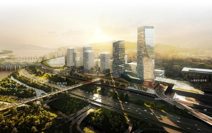 노량진역 개발 조감도 사진