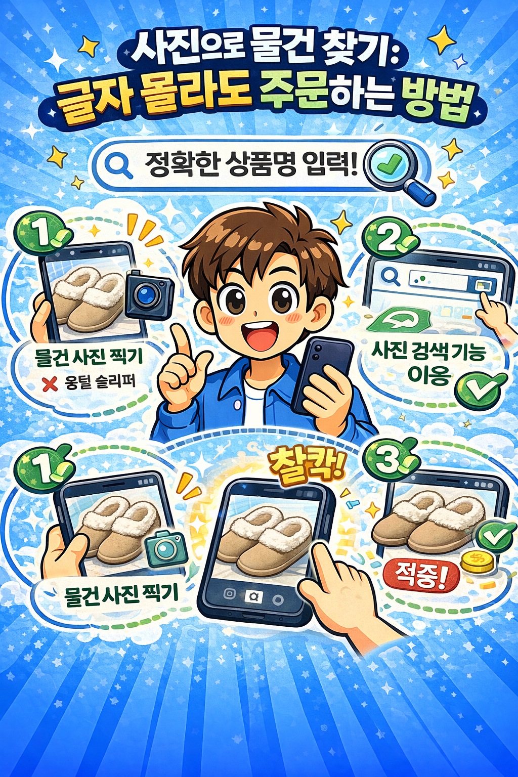 사진으로 물건 찾기: 글자 몰라도 주문하는 방법