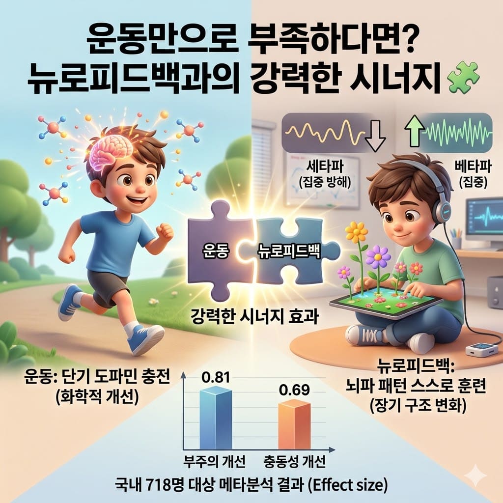 운동만으로 부족하다면? 뉴로피드백과의 강력한 시너지