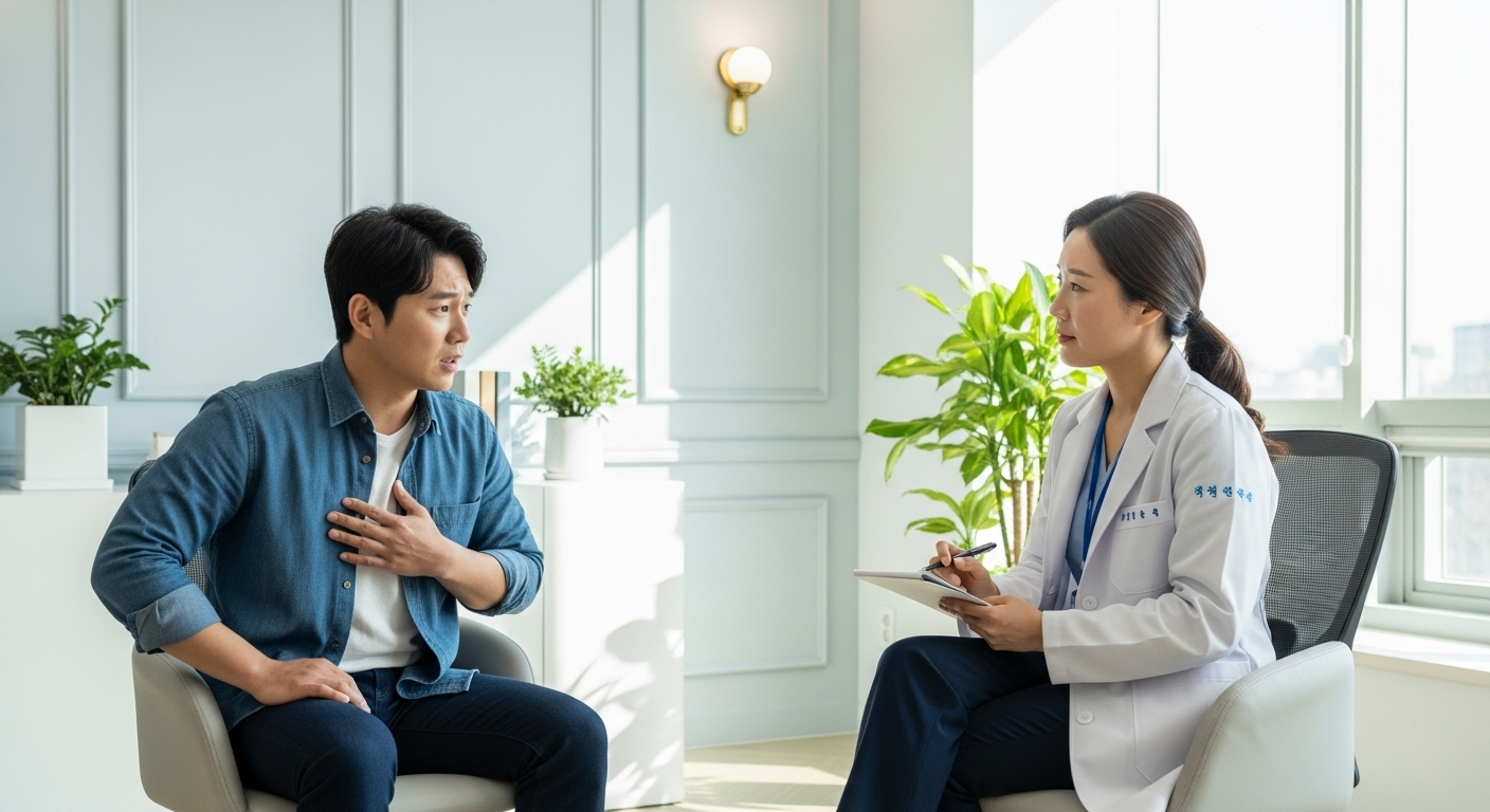 비수술 교정, 유두 염증