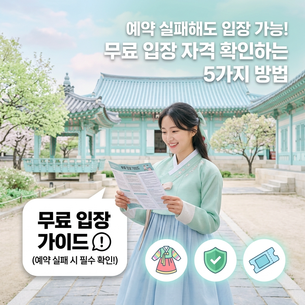 2026 경복궁 야간개장 예매 실패 시 무료 입장 대상 5가지 증빙서류 한복 착용 취소표 완벽 정리