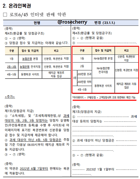 동행복권-사이트-이용약관-온라인복권-로또-23.1.1변경