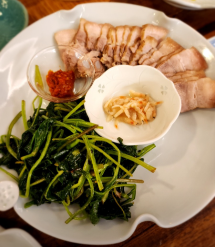 6시내고향 연잎밥 한정식 한상 경남 함안 자양산 백연재