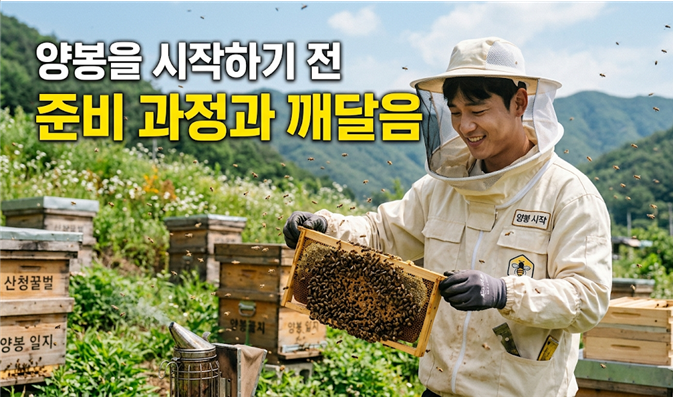 양봉을 시작하기 전 준비 과정과 깨달음