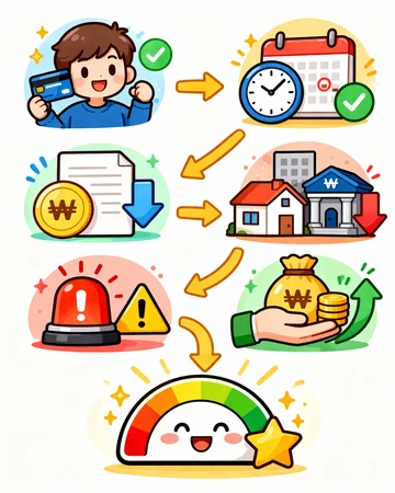 신용점수 계산 방법과 기준 이해하기3