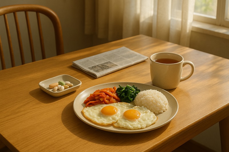 건강한 아침 식사