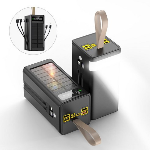 CCAGU 대용량 보조배터리 60000mAh 고속충전 태양광충전기 특징, 추천정보