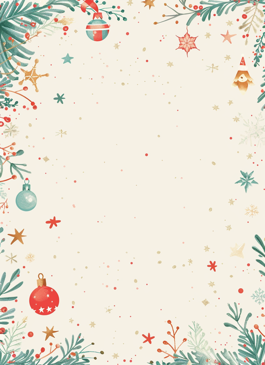 크리스마스 편지지 프린트해서 쓰세요