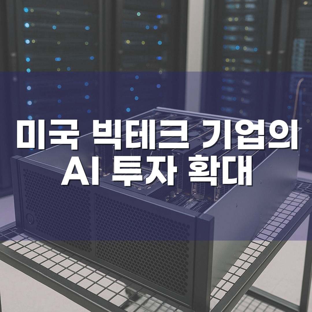 미국 빅테크 기업의 AI 투자 확대