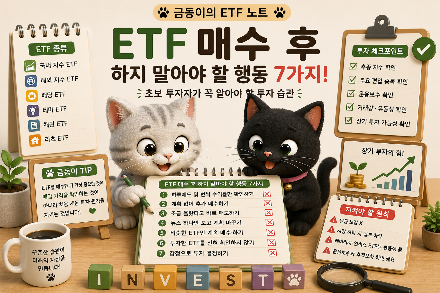 국내 주식ETF매수후 하지말아야 할행동 관련 내용