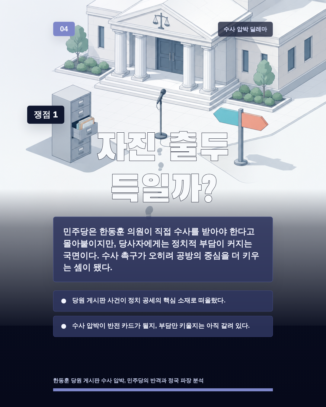 자진 출두 득일까?