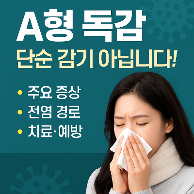 A형 독감 증상과 치료법