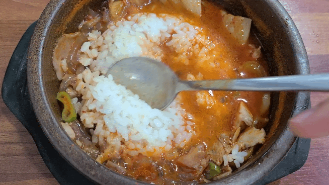 순대국-공기밥말기