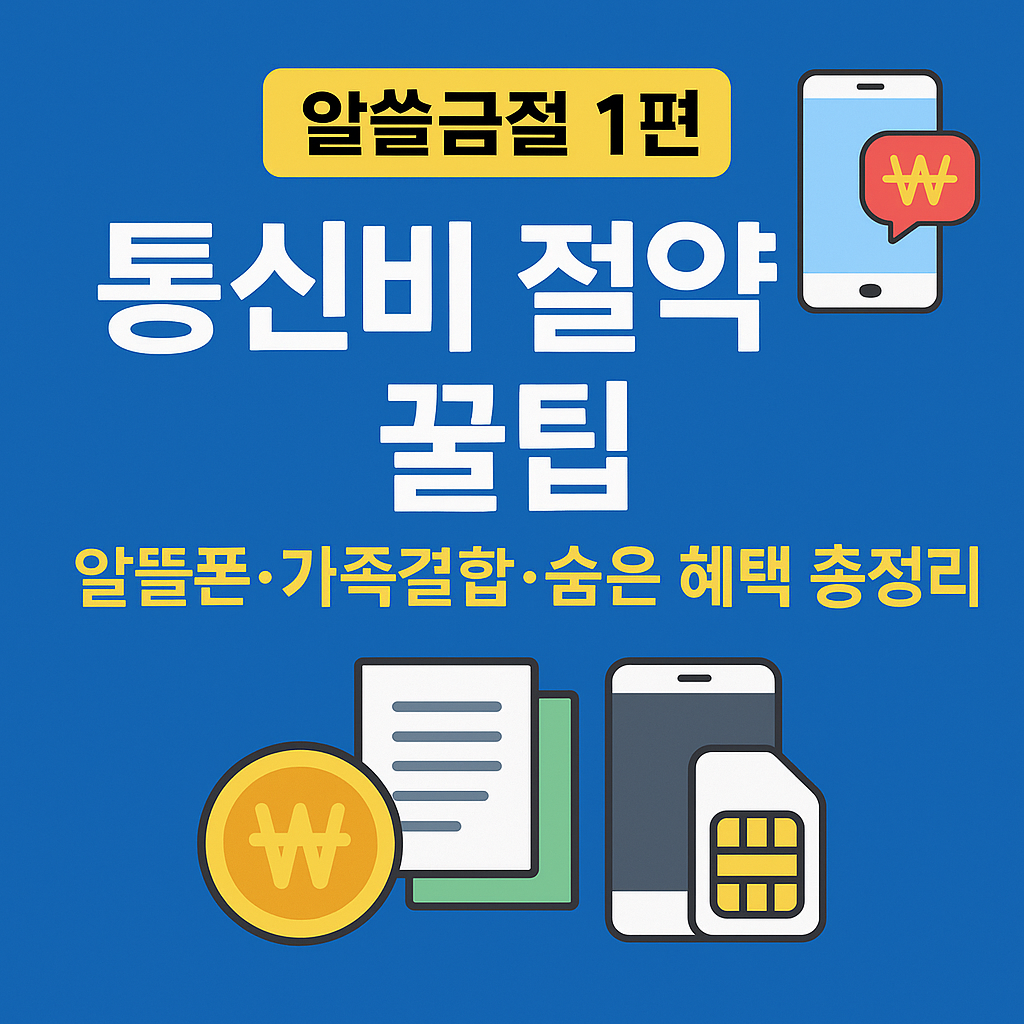 통신비 절약 꿀팁 &ndash; 알뜰폰&middot;가족결합&middot;숨은 혜택 + 단통법 폐지 효과까지 총정리