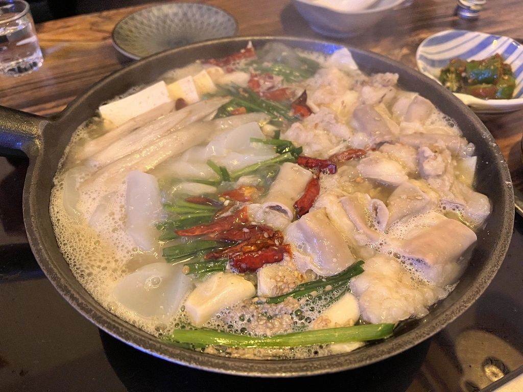 나베공방-모쯔나베-조리-후