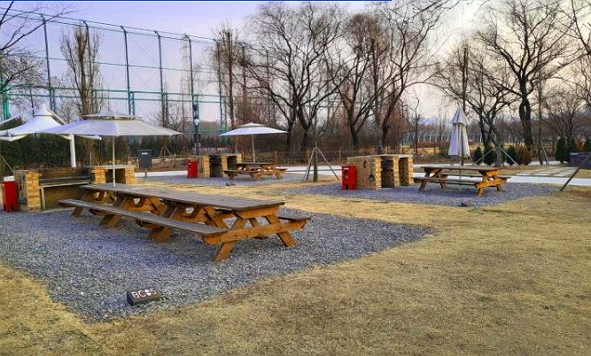 난지캠핑장-바베큐존