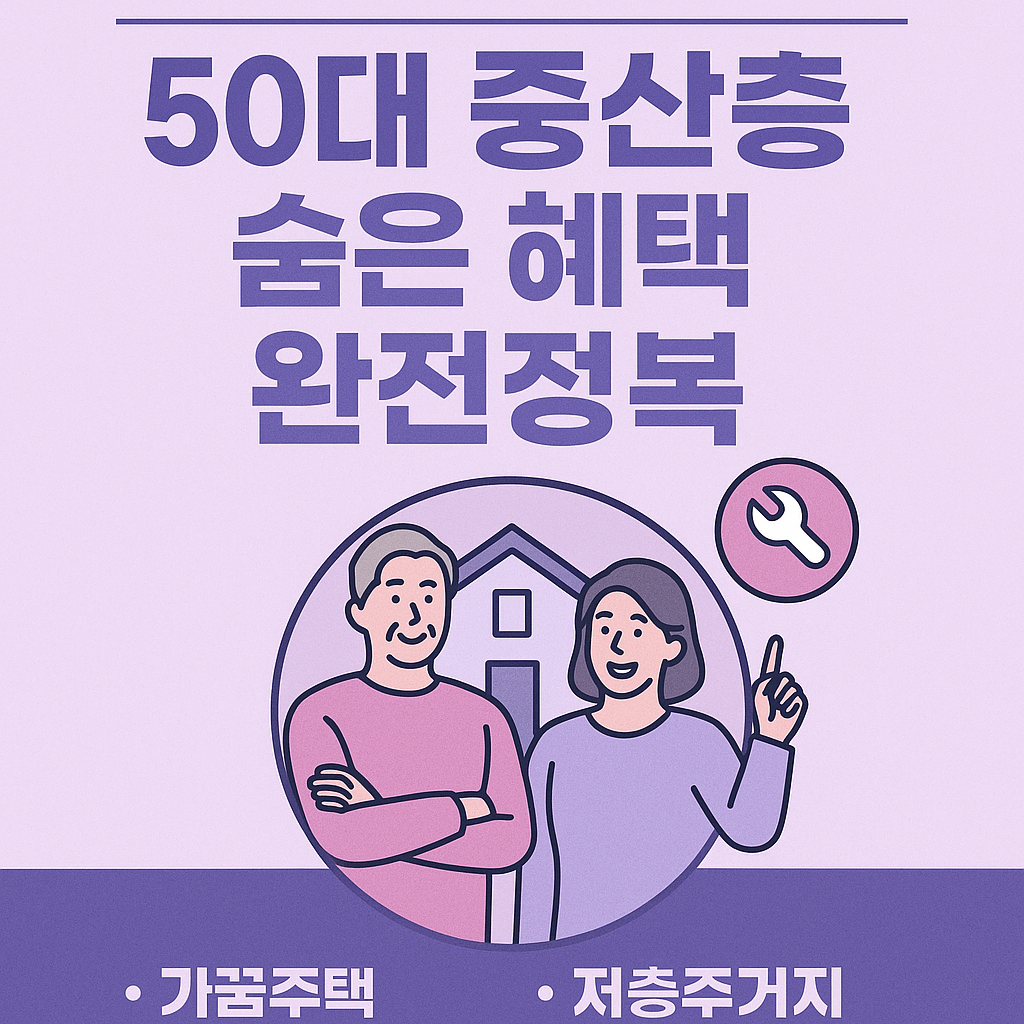 정부지원 주택수리비 50대 중산층