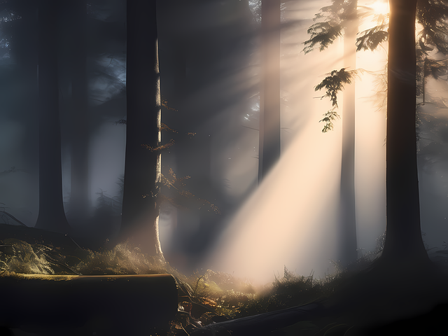 수목 생장에 필요한 광도