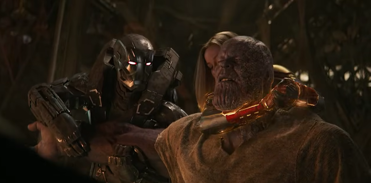 타노스의 첫 죽음 장면