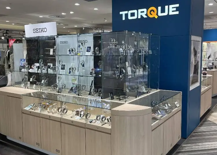 신주쿠역 직결! 세련된 시계가 모인 TORQUE(신주쿠 루미네 에스트점)