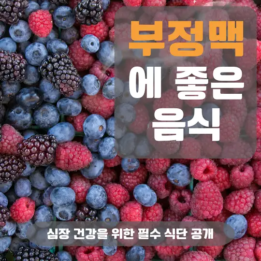 부정맥에 좋은 음식