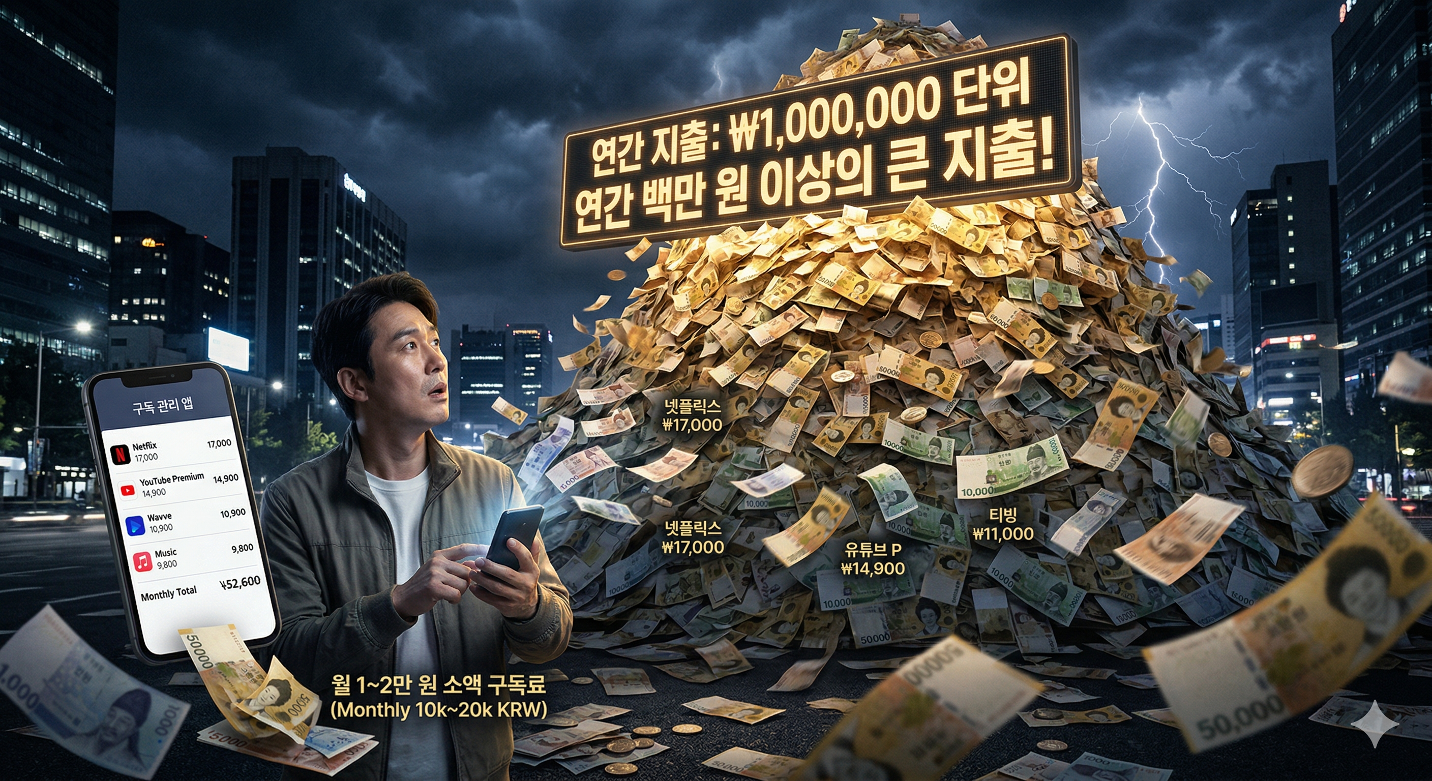 대형 마트의 PB 상품 선택을 통한 생활비 절감 쇼핑 모습