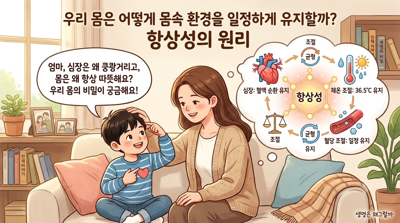 우리 몸은 어떻게 몸속 환경을 일정하게 유지할까? 항상성의 원리