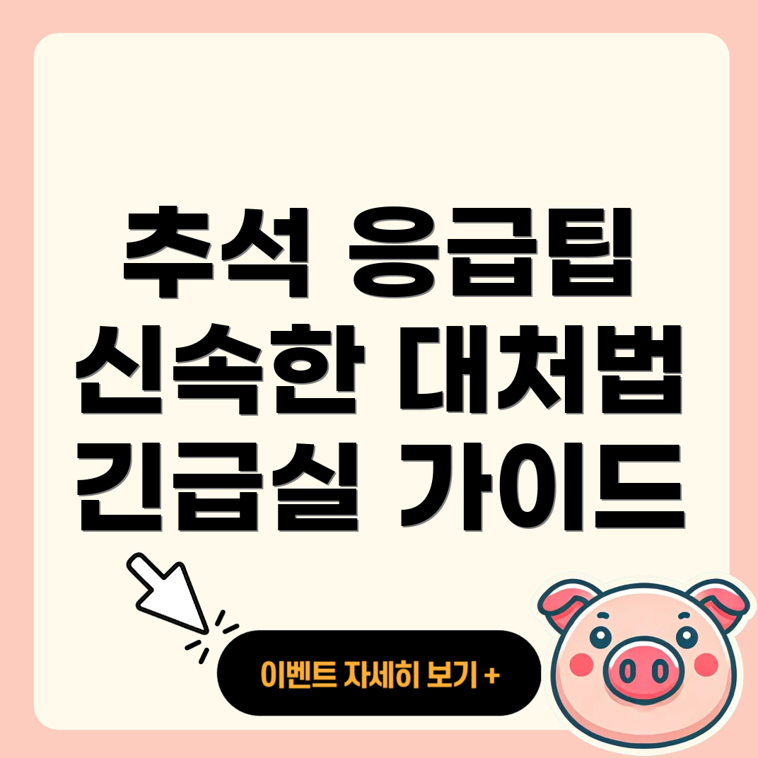 추석 응급실 조회