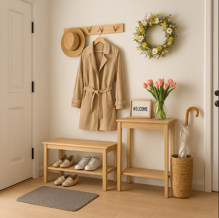 봄철 현관 정리 아이디어