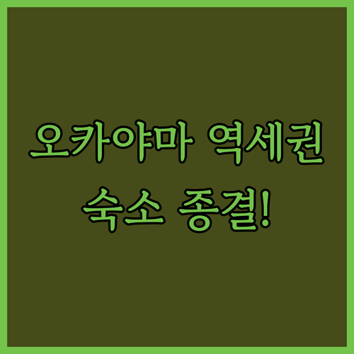 오카야마 호텔 추천 역세권 숙소 4곳..