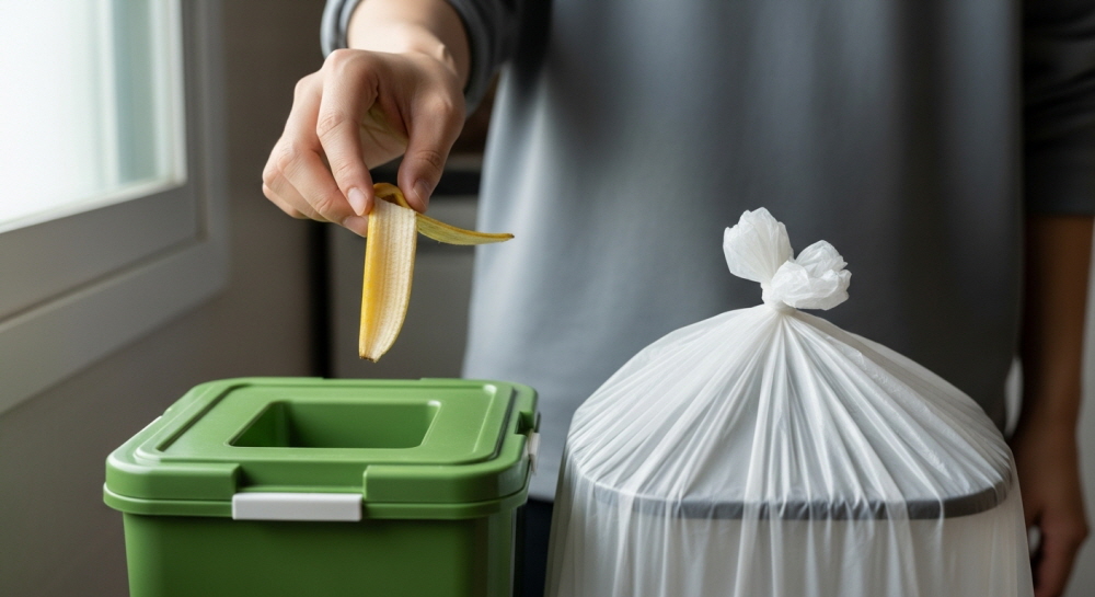 바나나껍질 음식물쓰레기