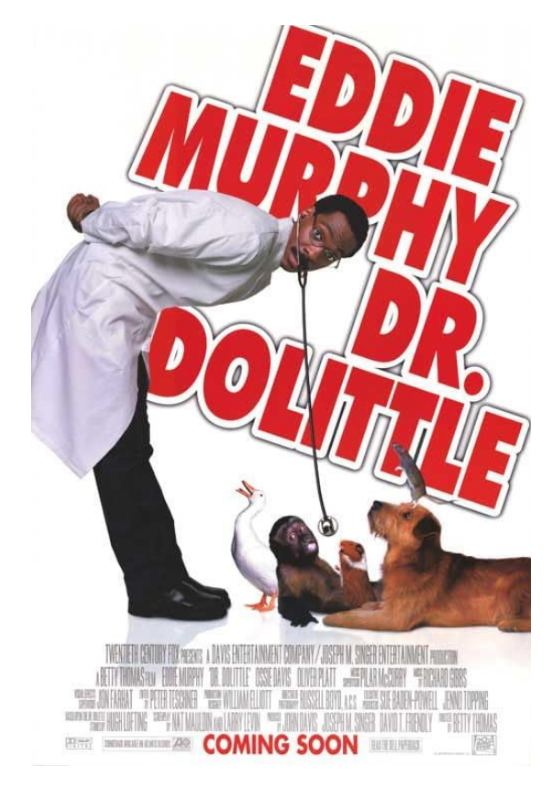 영화 닥터 두리틀 포스터 사진