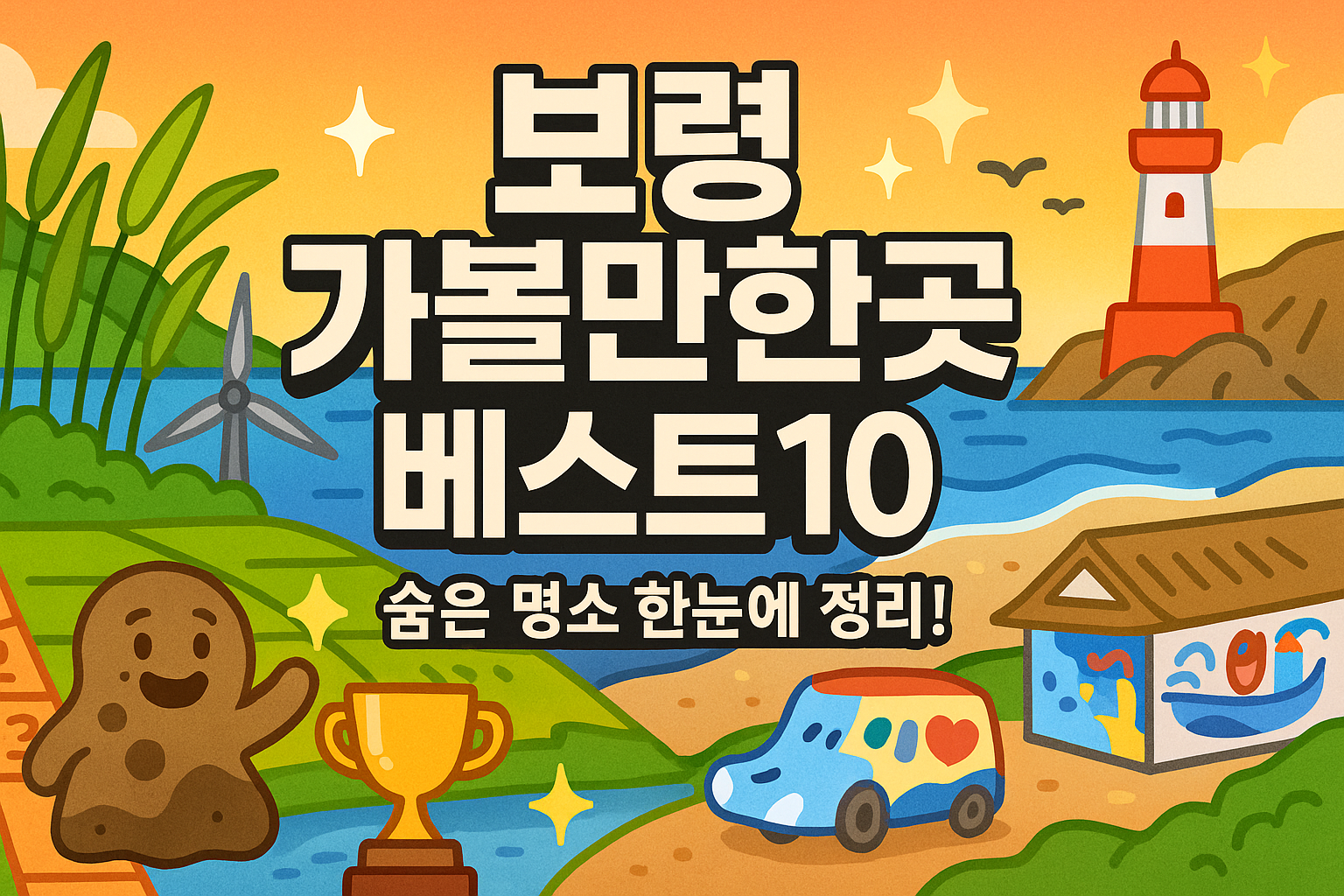 보령 가볼만한곳 베스트10