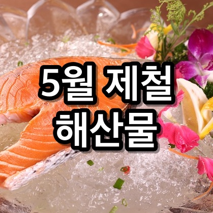 맛과 영양 꽉 찬 5월 제철 해산물 5가지