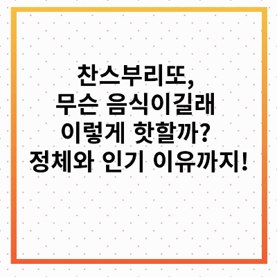 찬스부리또