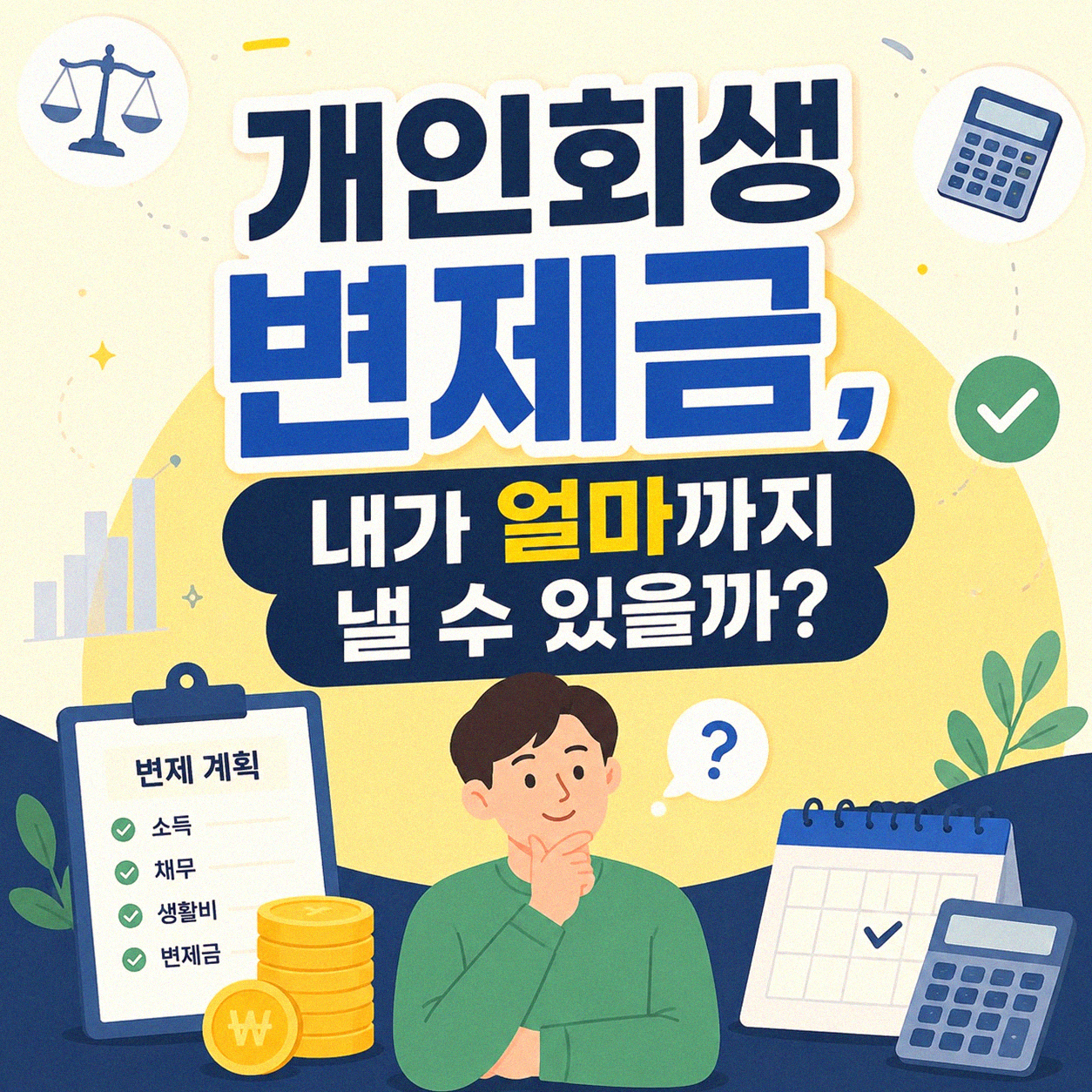 개인회생 매달 내는 돈, 얼마까지 가능한가