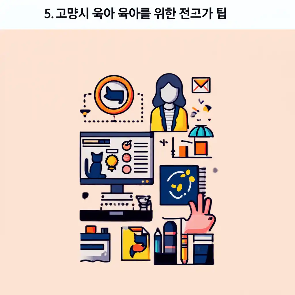 고양시 육아 종합 지원: 현명한 육아 전문가 팁 강의 모습.