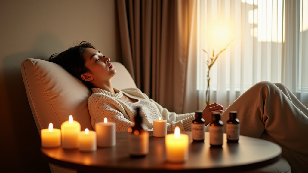 휘게 아로마오일로 스트레스 감소